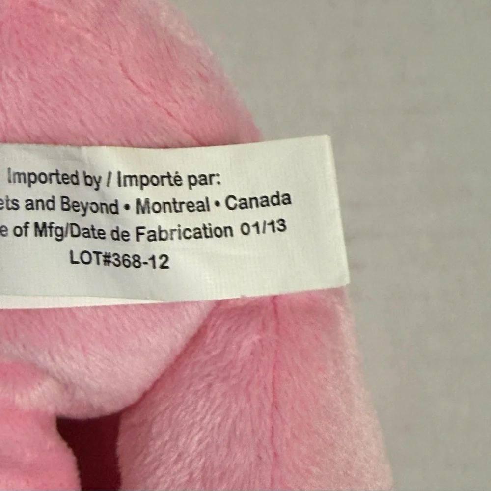 EUC Blankets & Beyond Pink Plush Giraffe Super Soft And Luxurious 10 Inch Lovie